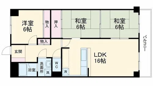 ステラハイツ千里【5階】の間取り