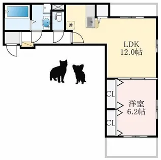 ポルチュラーカ【1階】の間取り