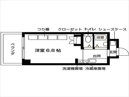 ジュネスコート桜山【6階】の間取り