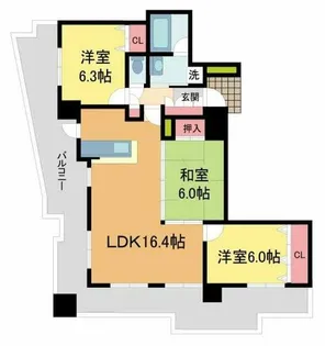 ルモン宝塚南口【203号室】の間取り