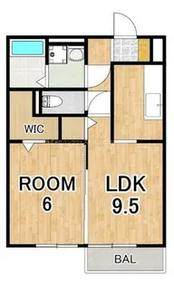 リビングタウン瀬田A棟【1階】の間取り