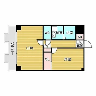 空港リブレ大阪屋【11階】の間取り