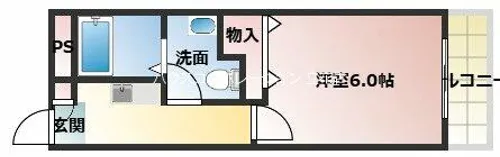 ハイツ24【2階】の間取り