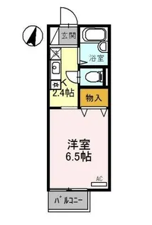 ブリュンヒルト【1階】の間取り