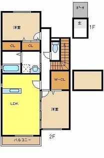 サニーコートN【2階】の間取り