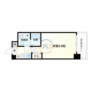 SEST新大阪【6階】の間取り