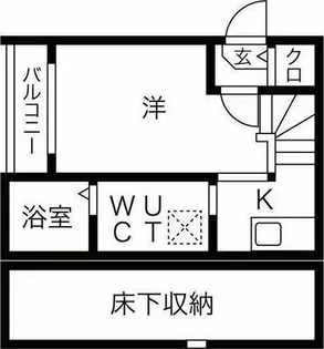 ル・ケレス黄金【1階】の間取り