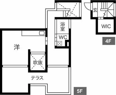 クレイタスパークV【5階】の間取り