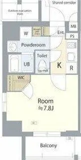 エスリード名古屋東別院【11階】の間取り