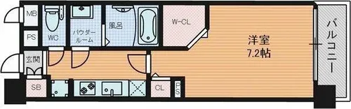 パルティール黒川アネックス【805号室】の間取り