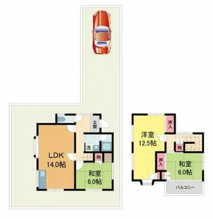 兵庫県川西市鼓が滝1丁目【一戸建】の間取り