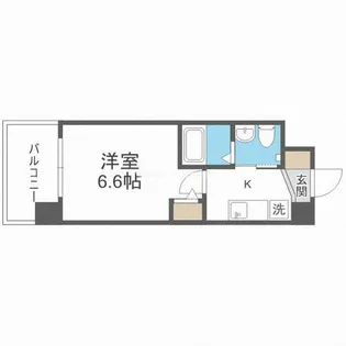 セレニテ福島プリエ【4階】の間取り