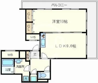 樹樹ガーデン【12階】の間取り