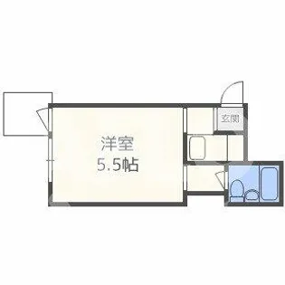 ラコンテ・スィエル【4階】の間取り