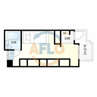 アヴァンセ天王寺【3階】の間取り