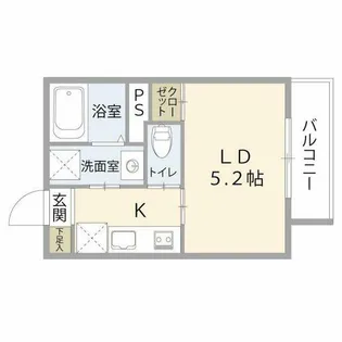 セレーノステラ和白【1階】の間取り