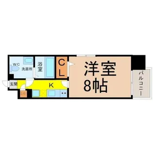 プレサンスmiu新栄(プレサンスミュー新栄)【2階】の間取り