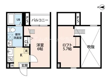 アペラシオン【1階】の間取り