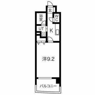 千種アヴァンギャルドプレイス【6階】の間取り