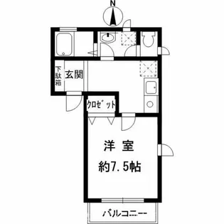 ルシエール離宮【1階】の間取り