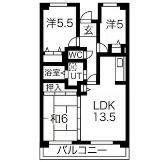 アネックス東名【2階】の間取り