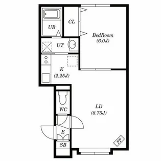 アンジュノーヴァ【2階】の間取り