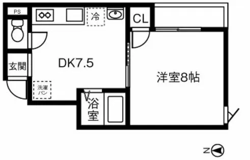 SD中部大学前【403号室】の間取り
