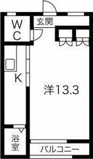 レジスタFC【2階】の間取り