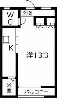 レジスタFC【2階】の間取り