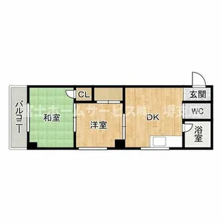カーサビアンカ【5階】の間取り