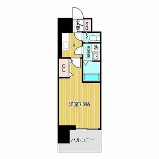 Louis Residence 天王寺町北【8階】の間取り