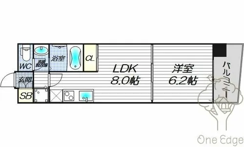 コンソラーレ同心【2階】の間取り