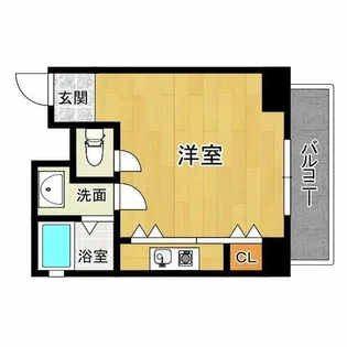 エルミタージュ難波南Ⅱ【9階】の間取り
