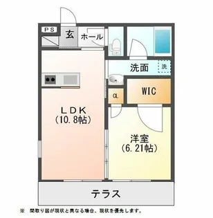 LINO Ⅰ【103号室】の間取り