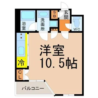 SPACE CUBE HONJIN(スペースキューブホンジン)【4階】の間取り