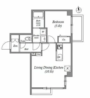 gm TENJIMBASHI【2階】の間取り