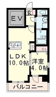 Regina Court大津石山【7階】の間取り