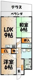 ルネッサンス宮の尾Ⅰ【1階】の間取り