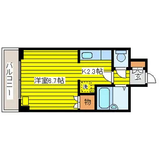 プロシード元町【2階】の間取り