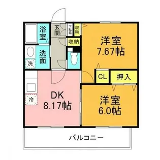 パークスクエア21【1階】の間取り