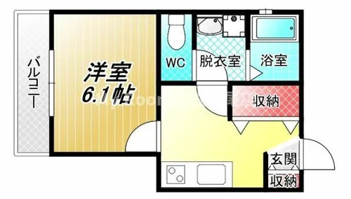 La Pause East Avenue【1階】の間取り