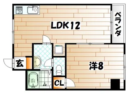 シェリール井堀通り【406号室】の間取り