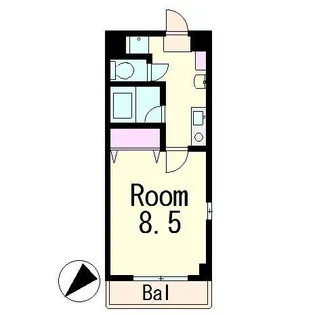 ルミエール吉岡【3階】の間取り