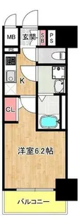 エスリード阿波座プライムコート【3階】の間取り