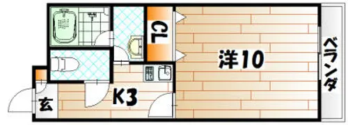 グランオヴェストⅡ【3階】の間取り