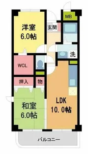 リブェール神田3【3階】の間取り