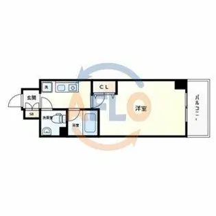 ロジェ今福鶴見【4階】の間取り