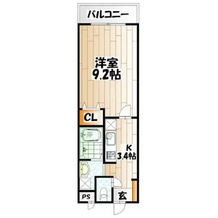 Forest courtⅠ【104号室】の間取り