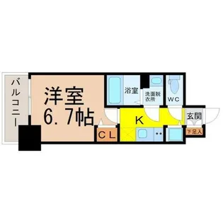 プレサンス金山デュアル【4階】の間取り