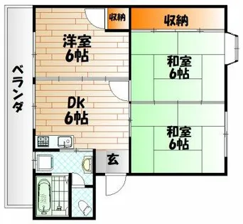 ハイツ池田【304号室】の間取り